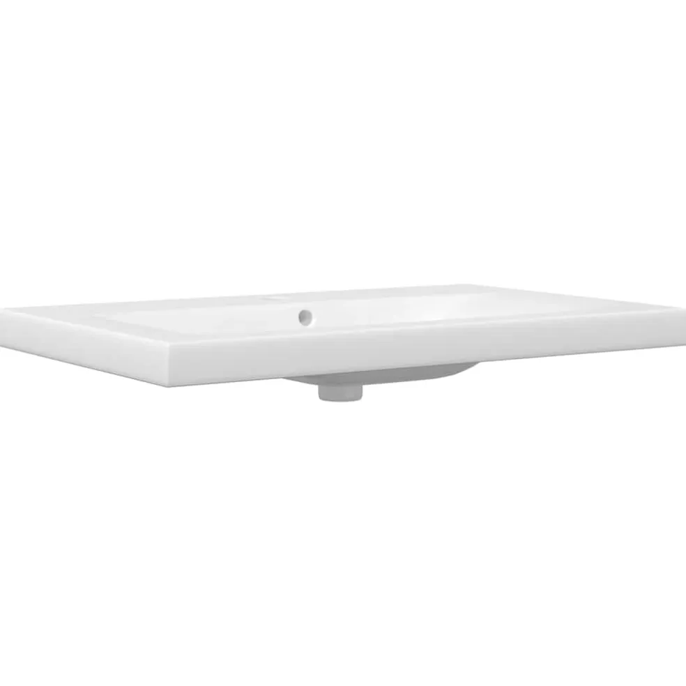 vidaXL Badkamermeubelset 3 st Zwart Eiken 61 x 39 x 45 cm Bewerkt hout