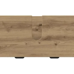 vidaXL Badkamermeubelset 2 st Artisan Eiken Geperst Hout en Metaal