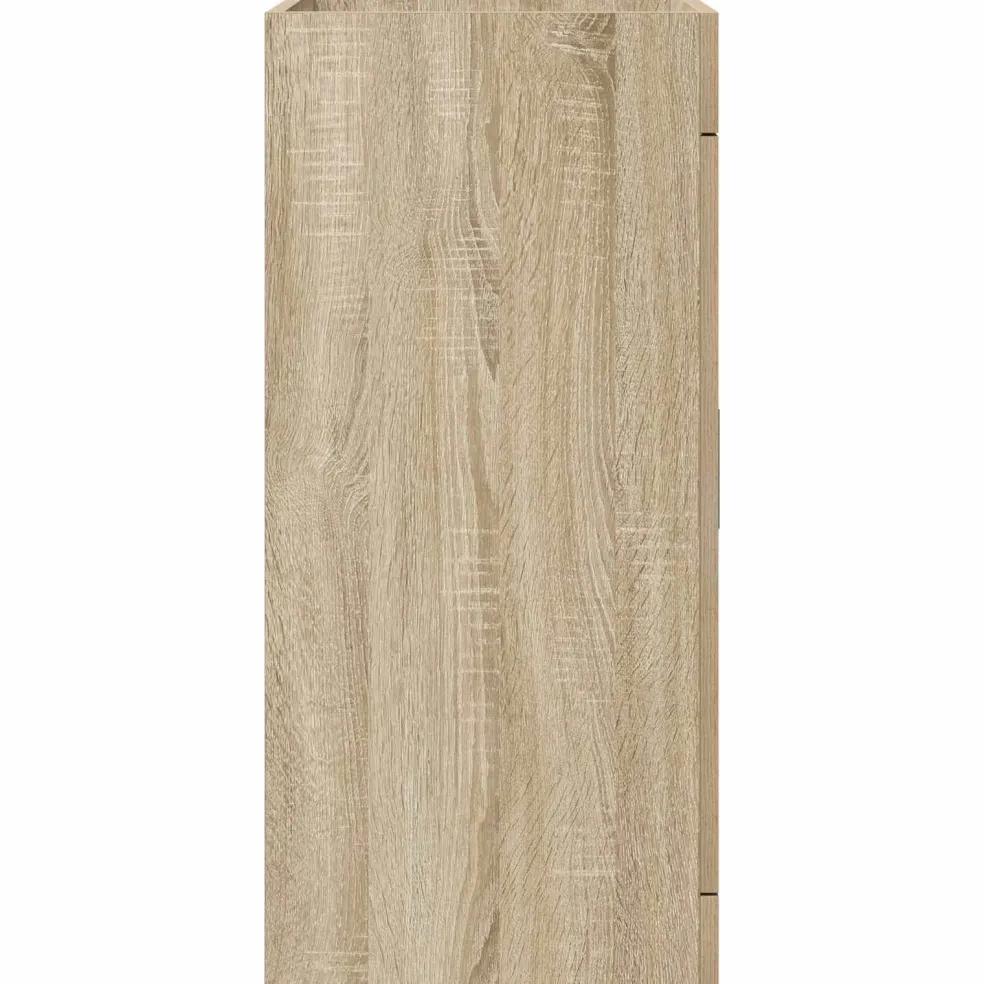 vidaXL Badkamer Onder Wasbak Kast Sonoma Eiken 56 x 37,5 x 81 cm