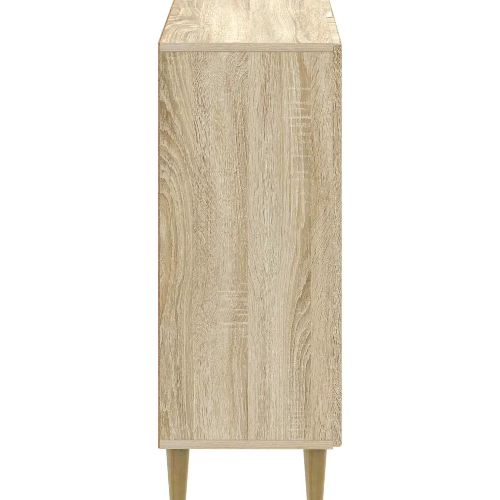vidaXL Badkamer Opbergkast DELFT Sonoma Eiken 59,5 x 31 x 80 cm