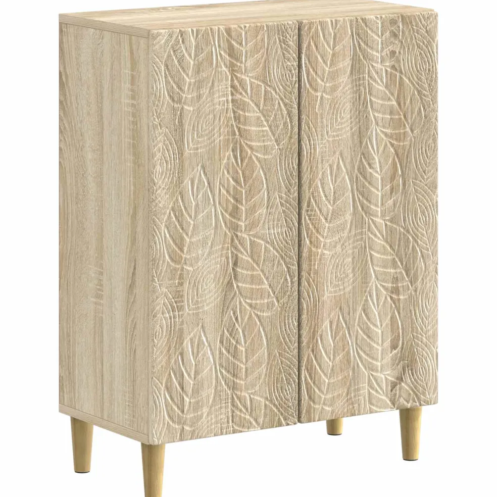 vidaXL Badkamer Opbergkast DELFT Sonoma Eiken 59,5 x 31 x 80 cm