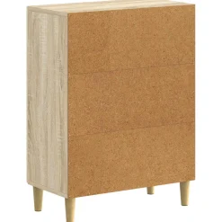 vidaXL Badkamer Opbergkast DELFT Sonoma Eiken 59,5 x 31 x 80 cm