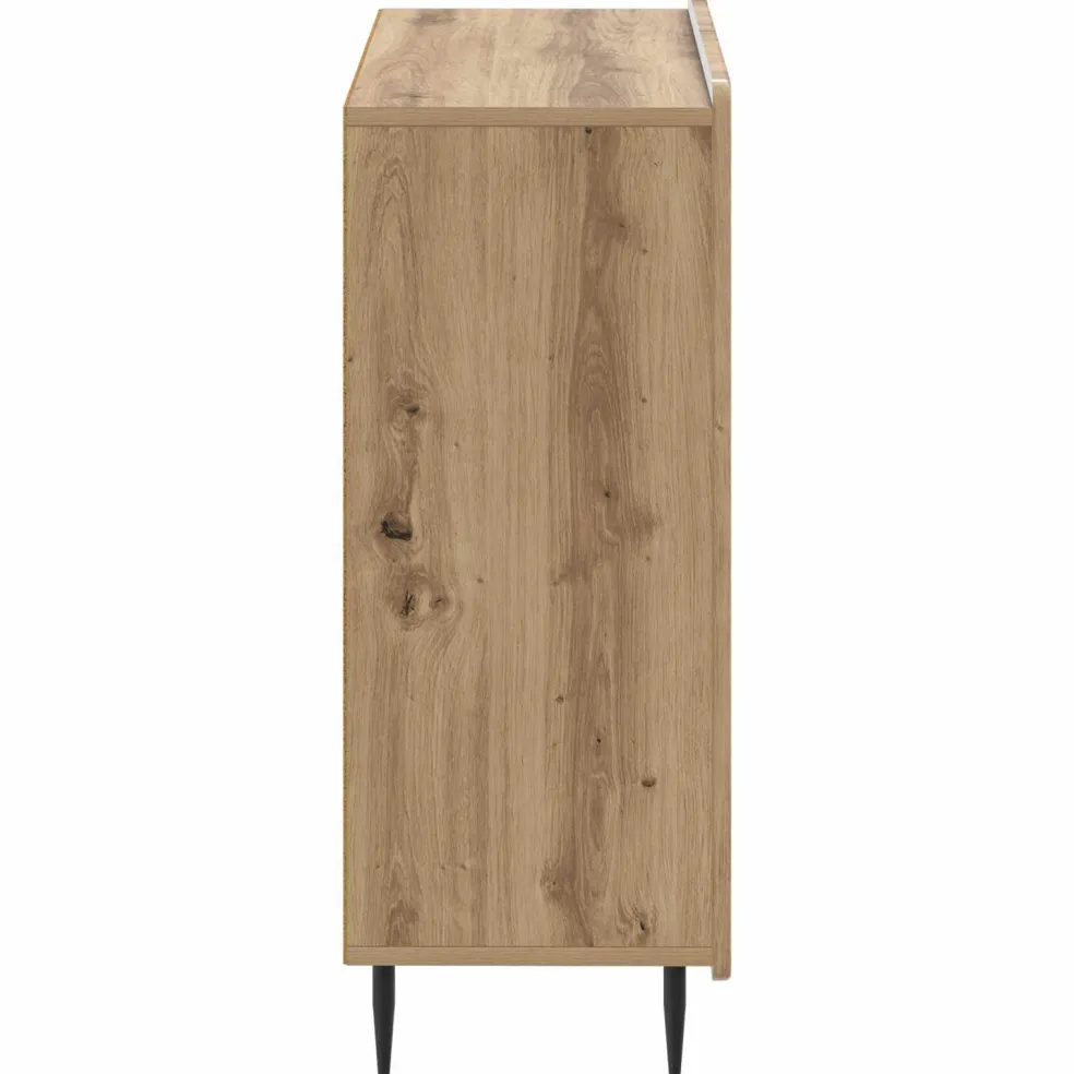 vidaXL Badkamer Opbergkast ZWOLLE Artisanaal eiken 59,5 x 31 x 79,5 cm