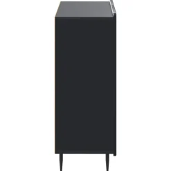 vidaXL Badkamer Opbergkast ZWOLLE Zwart 59,5 x 31 x 79,5 cm