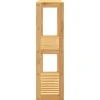 vidaXL Badkamerrek 3-laags wandmontage 60x15x54 cm bamboe