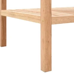 vidaXL Badkamerrek 100x40x65 cm massief walnotenhout