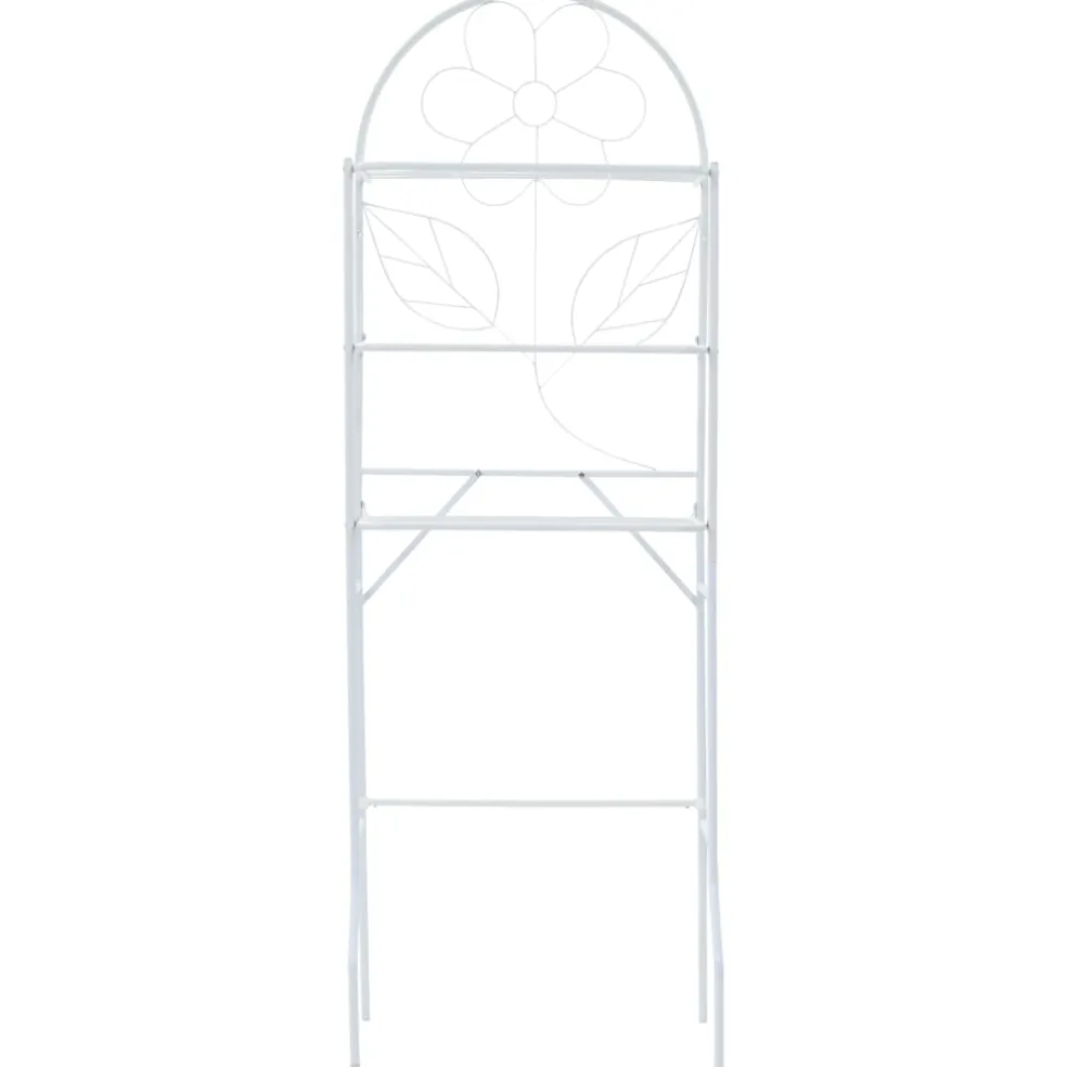 vidaXL Badkamerrek 60x33x174 cm wit