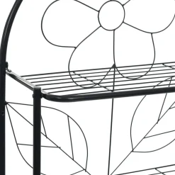 vidaXL Badkamerrek 60x33x174 cm zwart