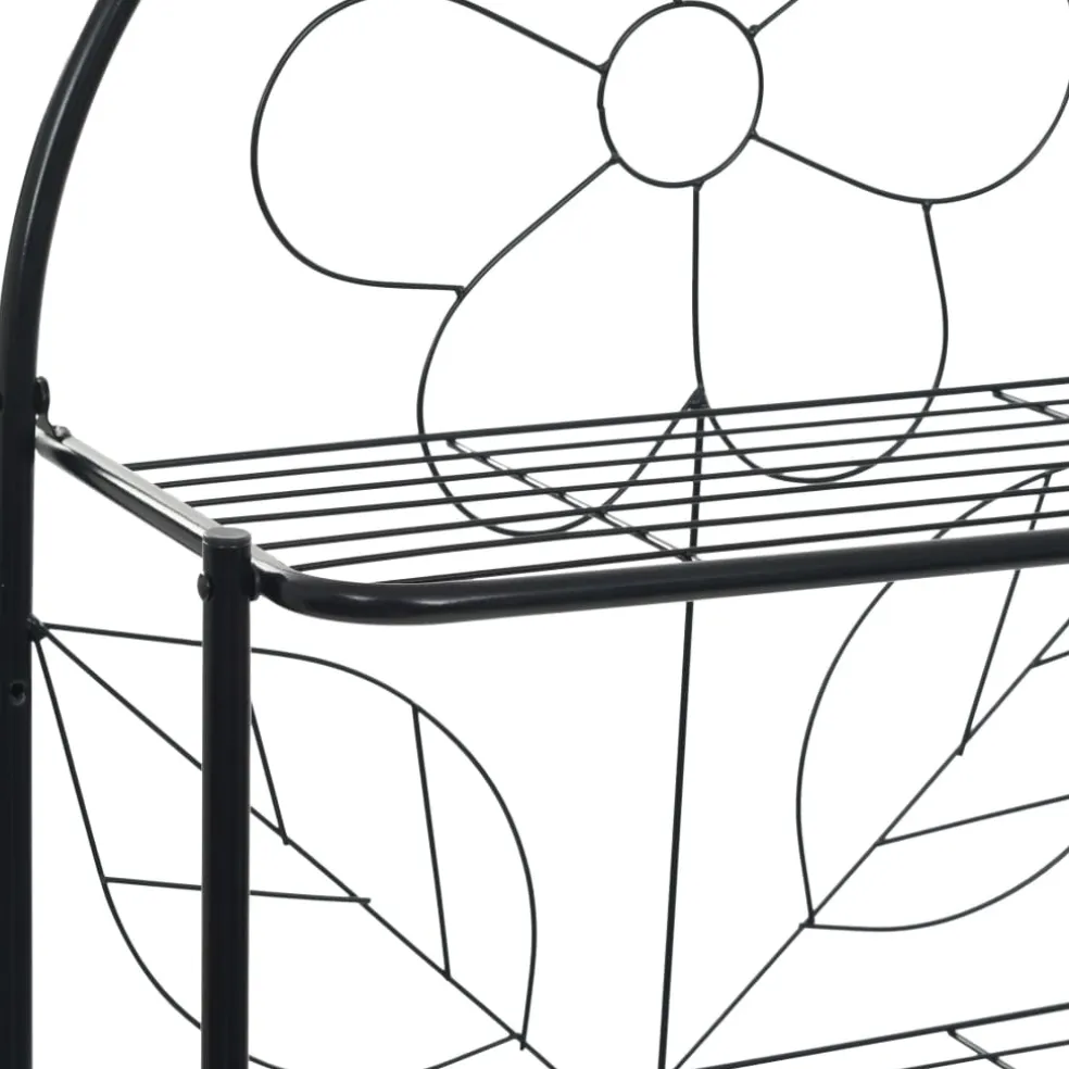 vidaXL Badkamerrek 60x33x174 cm zwart