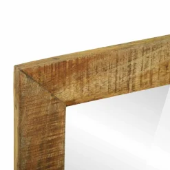 vidaXL Badkamer Spiegel Bruin 50 x 22 x 70 cm Massief Mango Hout