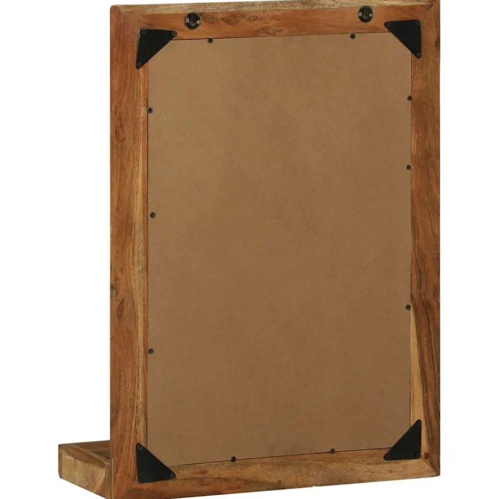 vidaXL Badkamer Spiegel Bruin 50 x 22 x 70 cm Massief Acaciahout