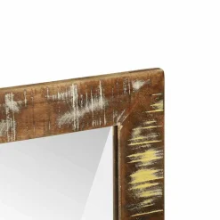 vidaXL Badkamer Spiegel Bruin 50 x 22 x 70 cm Massief Gerecycled Hout