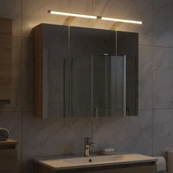 vidaXL Badkamer spiegelkast Sonoma Eiken 60 x 14,5 x 50 cm