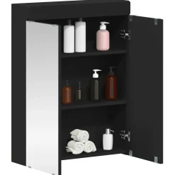 vidaXL Badkamer spiegelkast TULUM Beton Grijs 60 x 16,5 x 78 cm