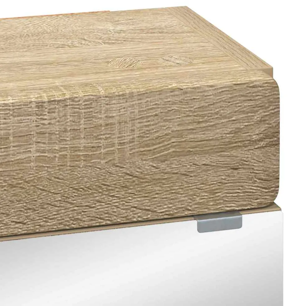 vidaXL Badkamer spiegelkast TULUM Sonoma Eiken 60 x 16,5 x 78 cm