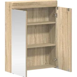 vidaXL Badkamer spiegelkast TULUM Sonoma Eiken 60 x 16,5 x 78 cm