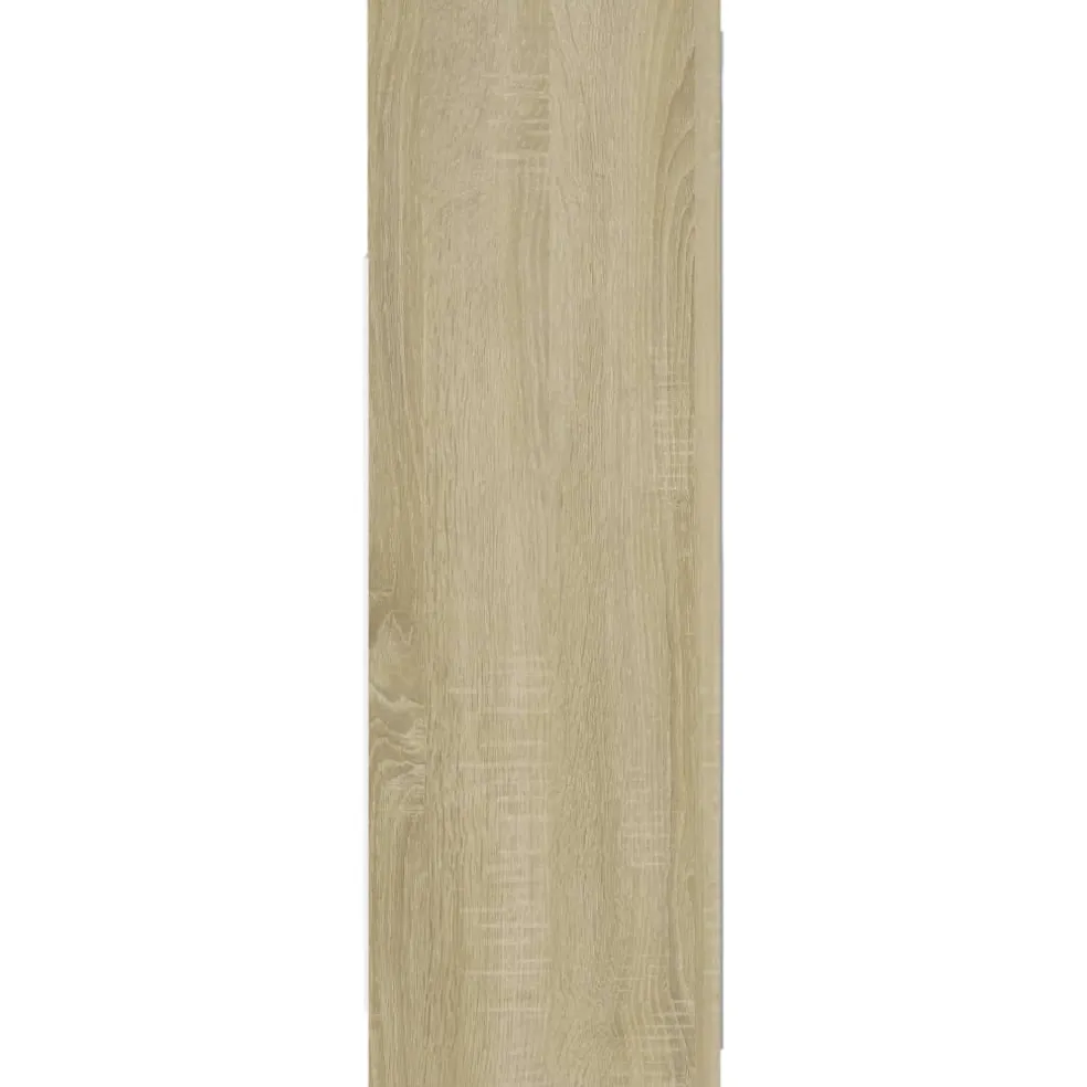 vidaXL Badkamerspiegelkast 62,5x20,5x64 cm bewerkt hout sonoma eiken