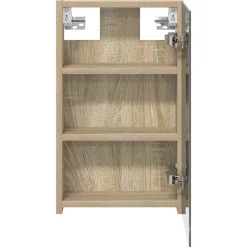 vidaXL Badkamer spiegelkast Sonoma Eiken 30 x 10,5 x 50 cm