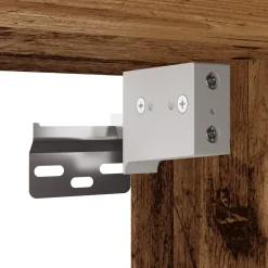 vidaXL Badkamerspiegelkast 62,5x20,5x64cm bewerkt hout oud houtkleurig
