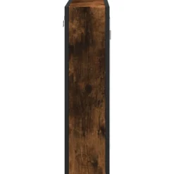 vidaXL Badkamerspiegelkast 60x16x60 cm bewerkt hout gerookt eikenkleur