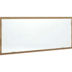 vidaXL Badkamerspiegel LED 100x8,5x37 cm bewerkt hout artisanaal eiken