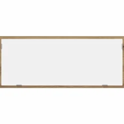 vidaXL Badkamerspiegel LED 100x8,5x37 cm bewerkt hout artisanaal eiken