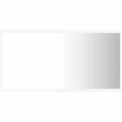 vidaXL Badkamerspiegel LED 80x8,5x37 cm acryl wit