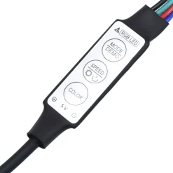 vidaXL Badkamerspiegel LED 100x8,5x37 cm acryl sonoma eikenkleurig