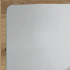 vidaXL Badkamerspiegel met LED 60x8,5x38 cm artisanaal eikenkleurig