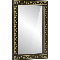 vidaXL Badkamerspiegel 50x70x2,5 cm massief mangohout en glas