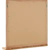 vidaXL Badkamerspiegel 60x12x62 massief walnotenhout