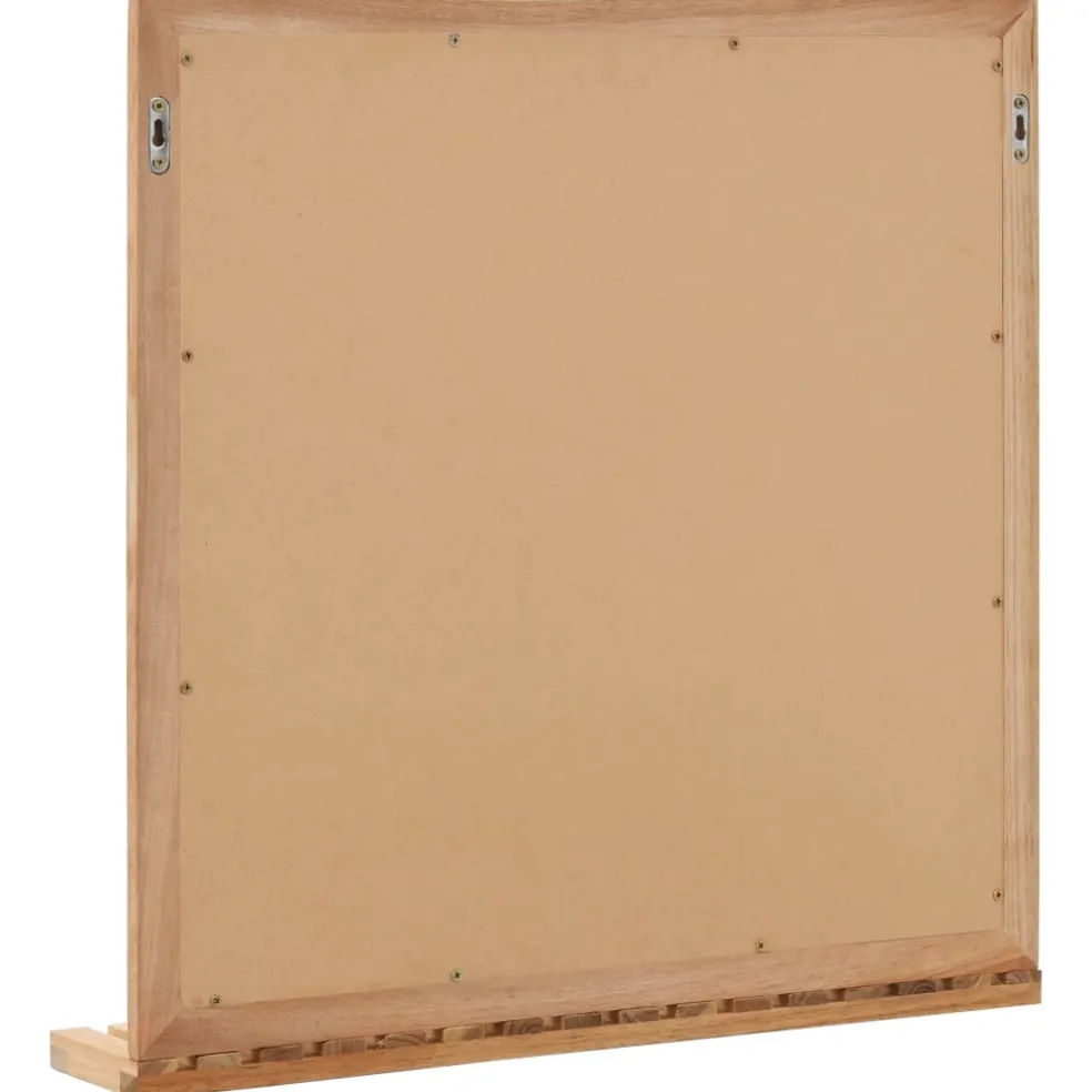 vidaXL Badkamerspiegel 60x12x62 massief walnotenhout