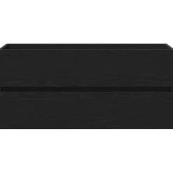 vidaXL Badkamertenk te kast Zwart Eiken 100 x 39 x 62 cm Bewerkt hout