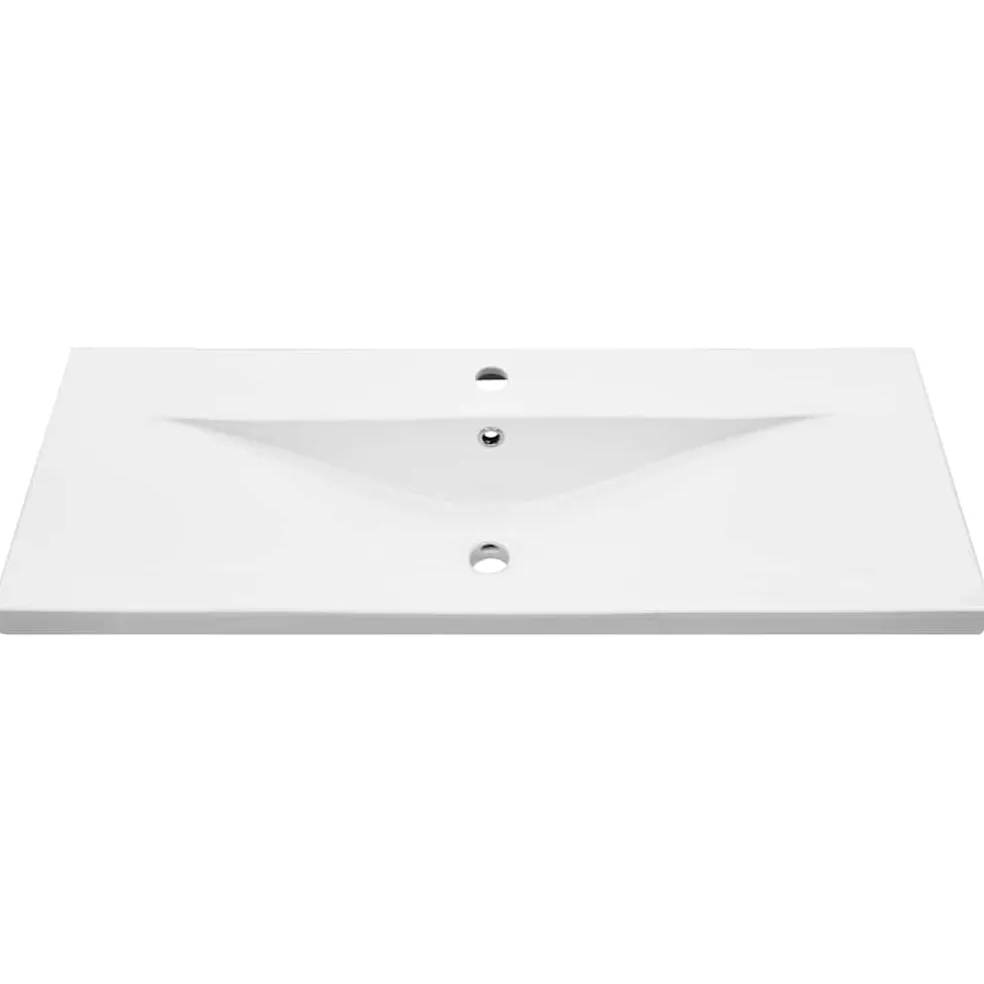 vidaXL Badkamertenk te kast Zwart Eiken 100 x 39 x 62 cm Bewerkt hout
