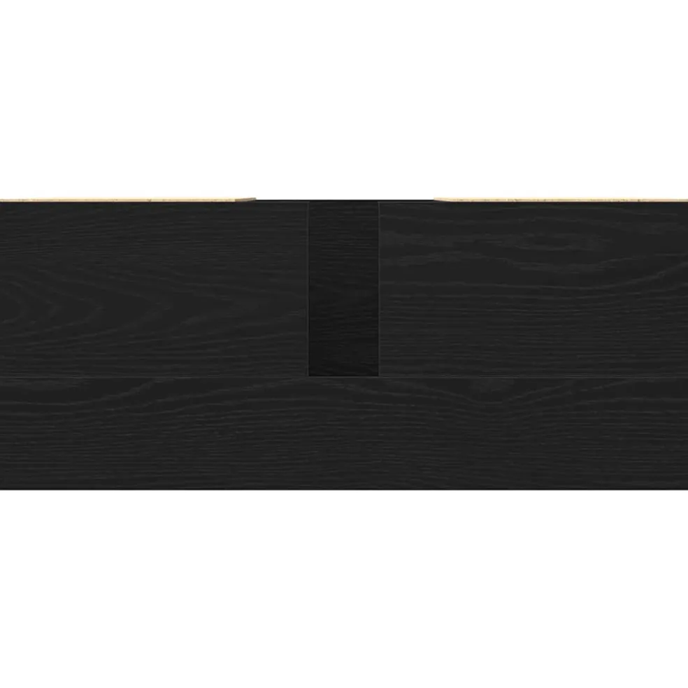 vidaXL Badkamertenk te kast Zwart Eiken 80 x 33 x 60 cm Bewerkt hout