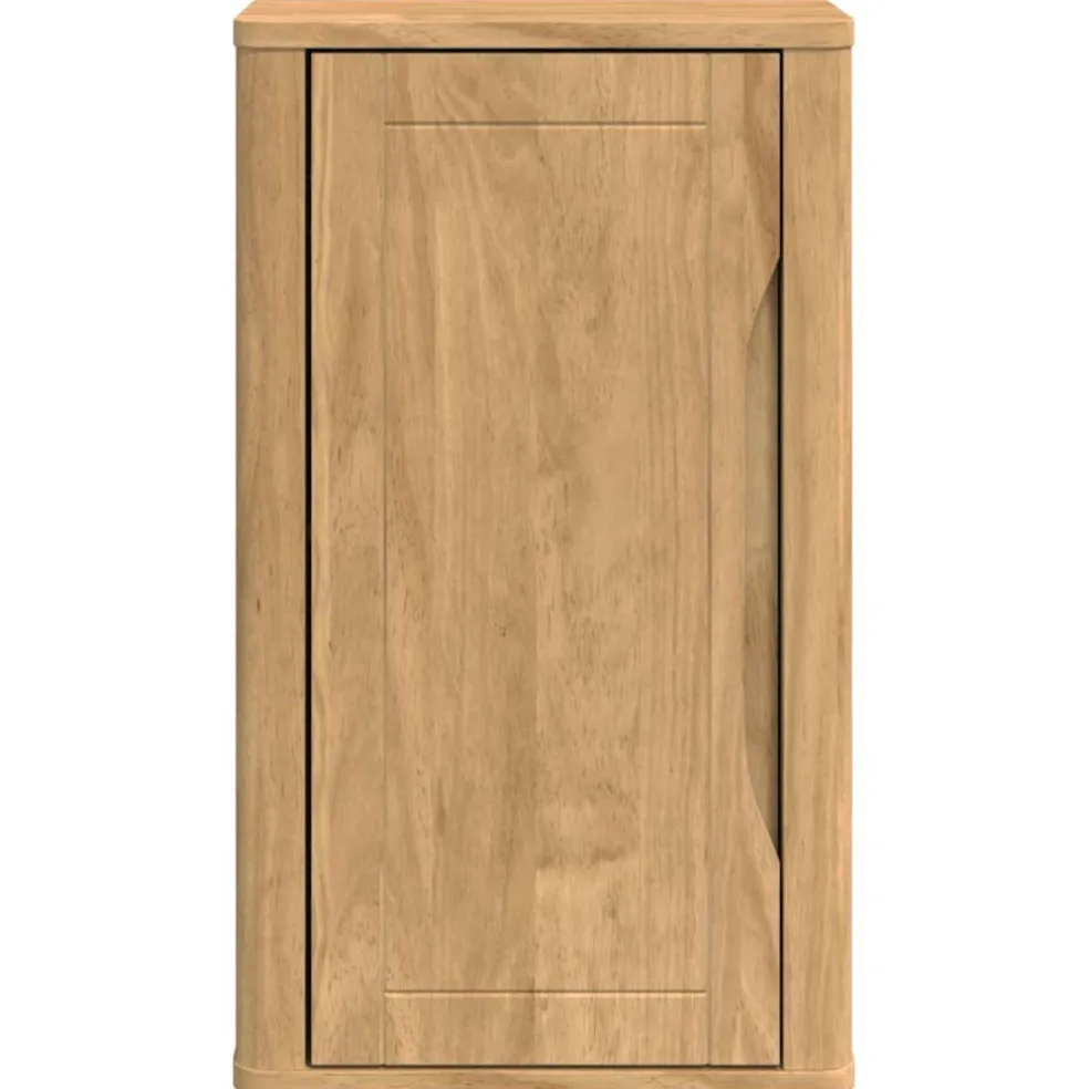 vidaXL Badkamer wandkast met plank FLORO Wasbruin 35 x 30 x 60 cm
