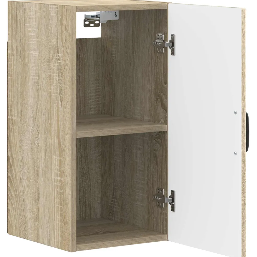 vidaXL Badkamer wandkast UTRECHT Sonoma Eiken 30 x 31 x 59 cm