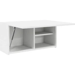 vidaXL Badkamerwandkast 60x25x30 cm bewerkt hout wit