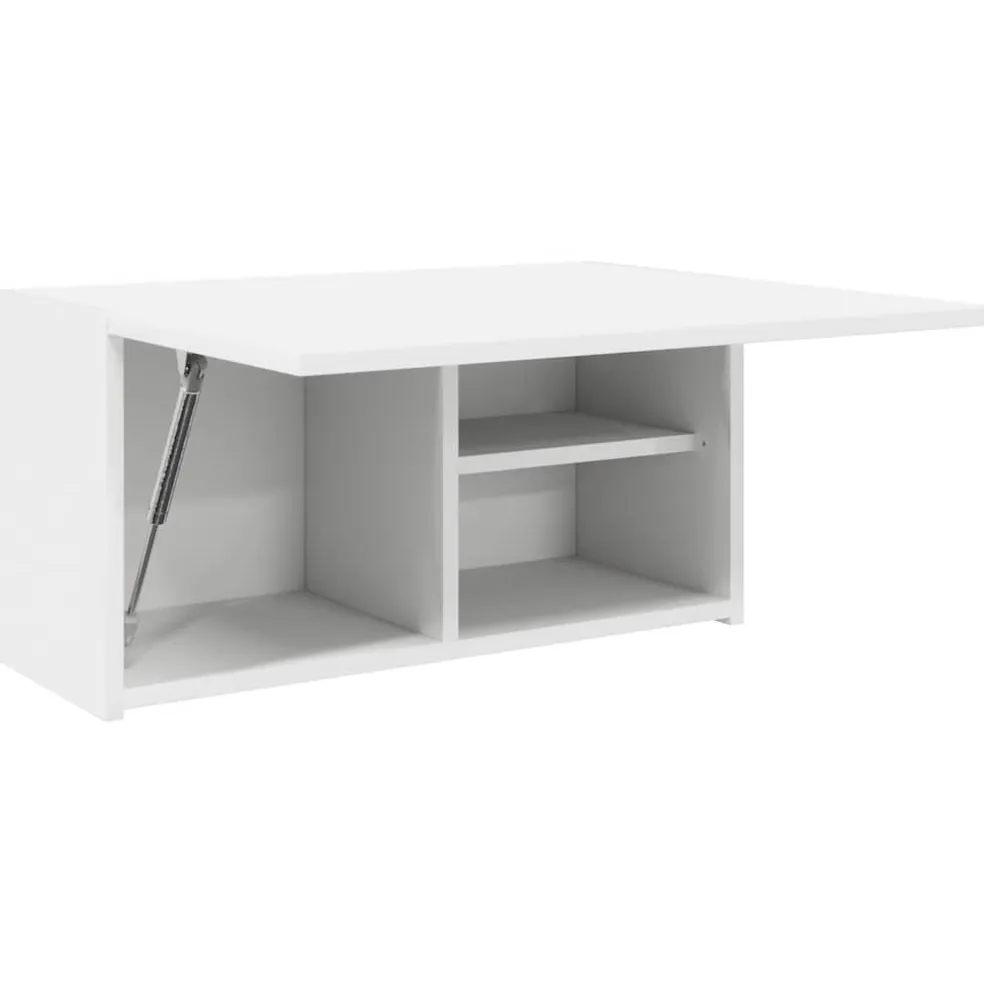 vidaXL Badkamerwandkast 60x25x30 cm bewerkt hout wit