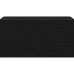 vidaXL Badkamerwandkast 60x25x30 cm bewerkt hout zwart