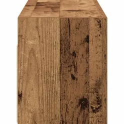 vidaXL Badkamerwandkast 60x25x30 cm bewerkt hout oud houtkleurig