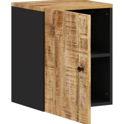 vidaXL Badkamerwandkast 38x33x48 cm massief mangohout