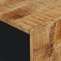vidaXL Badkamerwandkast 38x33x48 cm massief mangohout