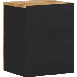vidaXL Badkamerwandkast 38x33x48 cm massief mangohout