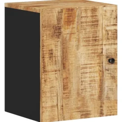 vidaXL Badkamerwandkast 38x33x48 cm massief mangohout