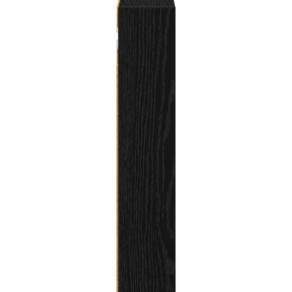 vidaXL Badkamer wandkast Zwarte Eik 20 x 10 x 50 cm Geconstrueerd hout