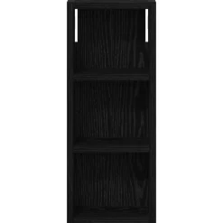 vidaXL Badkamer wandkast Zwarte Eik 20 x 10 x 50 cm Geconstrueerd hout