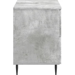 vidaXL Badkamer wastafelkast ZWOLLE Betongrijs 82 x 41 x 58,5 cm