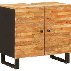 vidaXL Badkamer wastafelkast Naturel 62 x 33 x 58 cm
