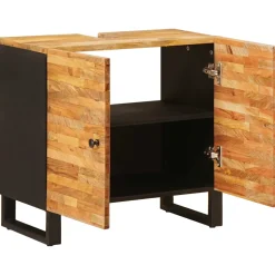 vidaXL Badkamer wastafelkast Naturel 62 x 33 x 58 cm